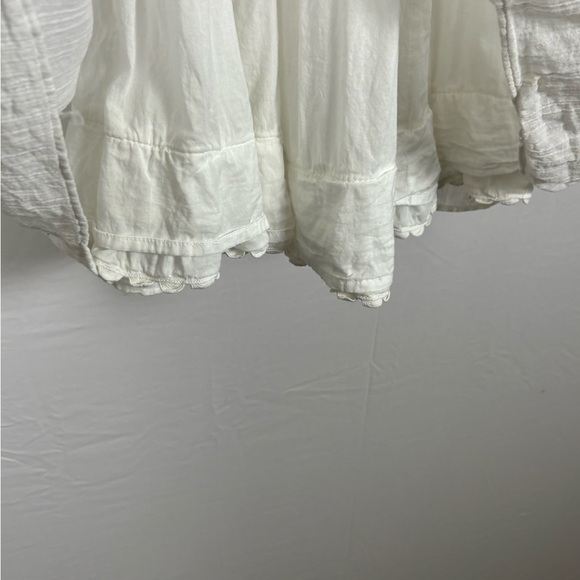 Maeve Anthropologie White Ivory Summer Flowy Boho Dress- Size 6 - Picture 4 of 11